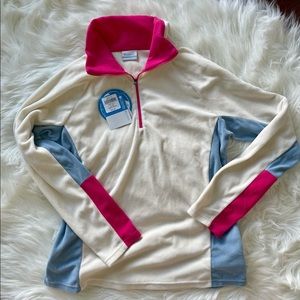 NWT Women’s Columbia 3/4 Zip Fleece Sweatshirt - L